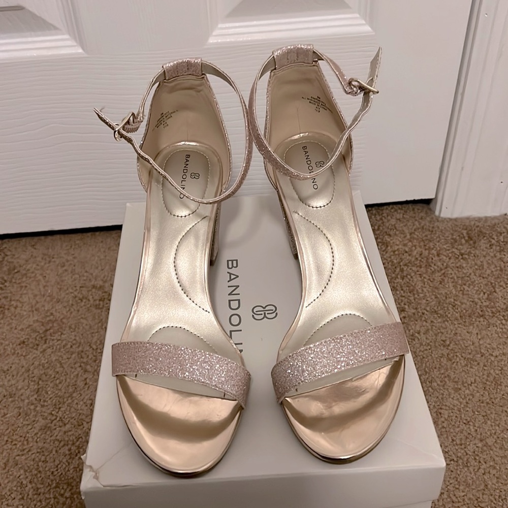 Bandolino Light Pink Sparkle High Heels Gem